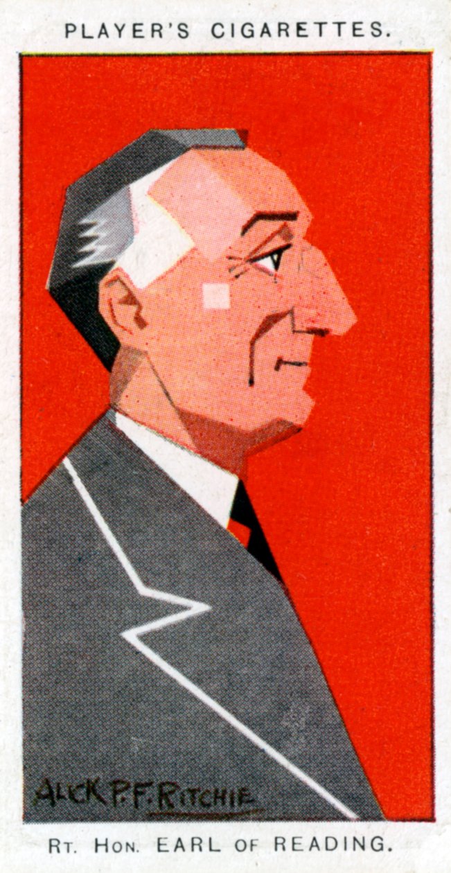 Rufus Isaacs, 1. markiz Reading, Lord Naczelny Sędzia i dyplomata, 1926. autorstwa Alick P. F. Ritchie