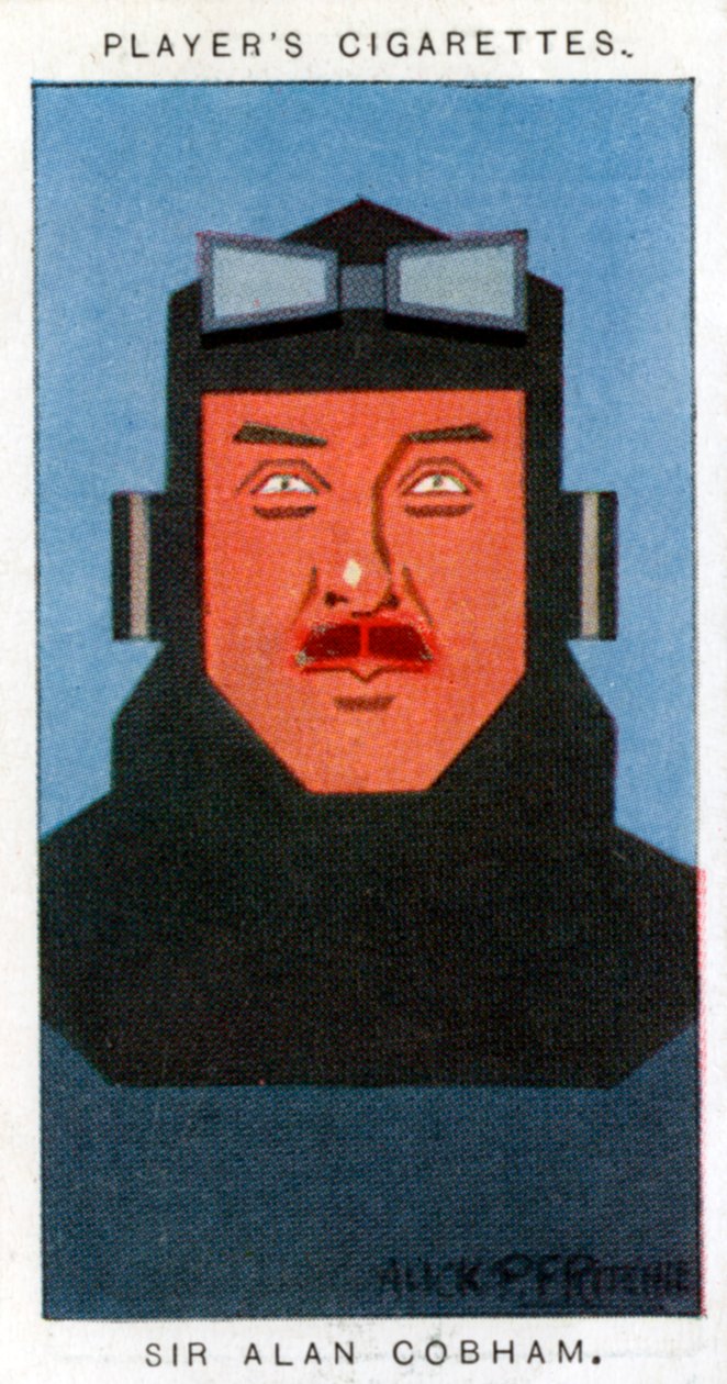 Sir Alan Cobham, brytyjski lotnik pionier, 1926 autorstwa Alick P. F. Ritchie