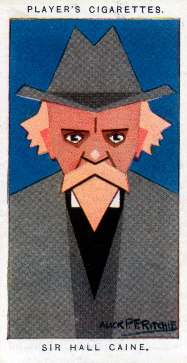 Sir Hall Caine, brytyjski powieściopisarz, 1926 autorstwa Alick P. F. Ritchie