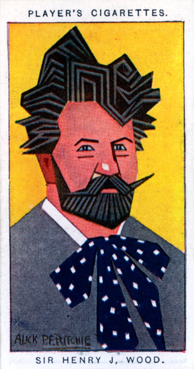 Sir Henry Joseph Wood, brytyjski dyrygent, 1926. autorstwa Alick P. F. Ritchie