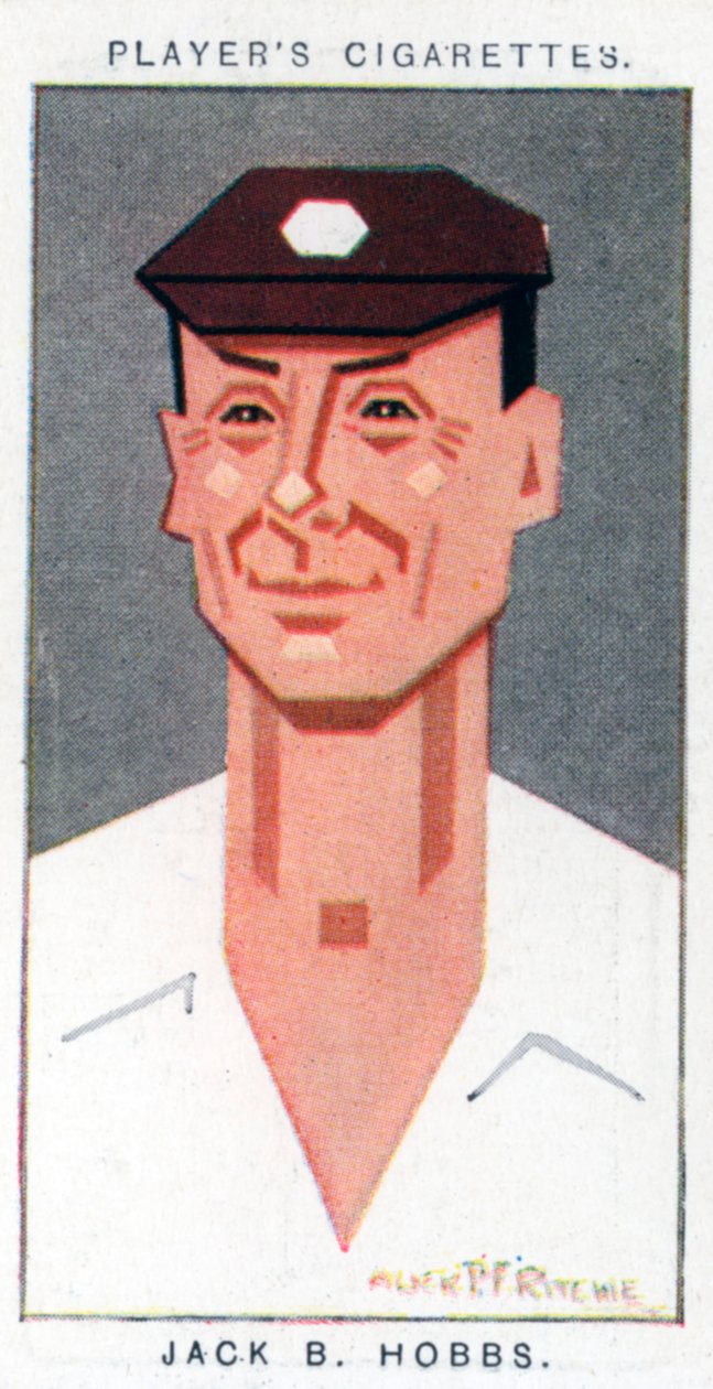 Sir Jack Hobbs, brytyjski krykiecista, 1926 autorstwa Alick P. F. Ritchie