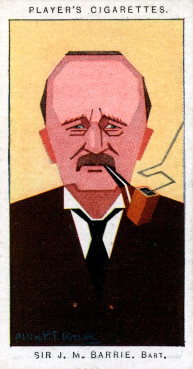 Sir James Matthew Barrie, autor Piotruś Pan, 1926. autorstwa Alick P. F. Ritchie