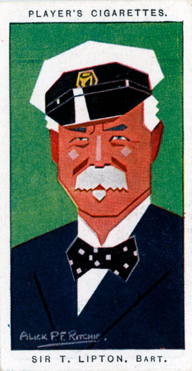 Sir Thomas Johnstone Lipton, 1. baronet, brytyjski sklep spożywczy i żeglarz, 1926 autorstwa Alick P. F. Ritchie