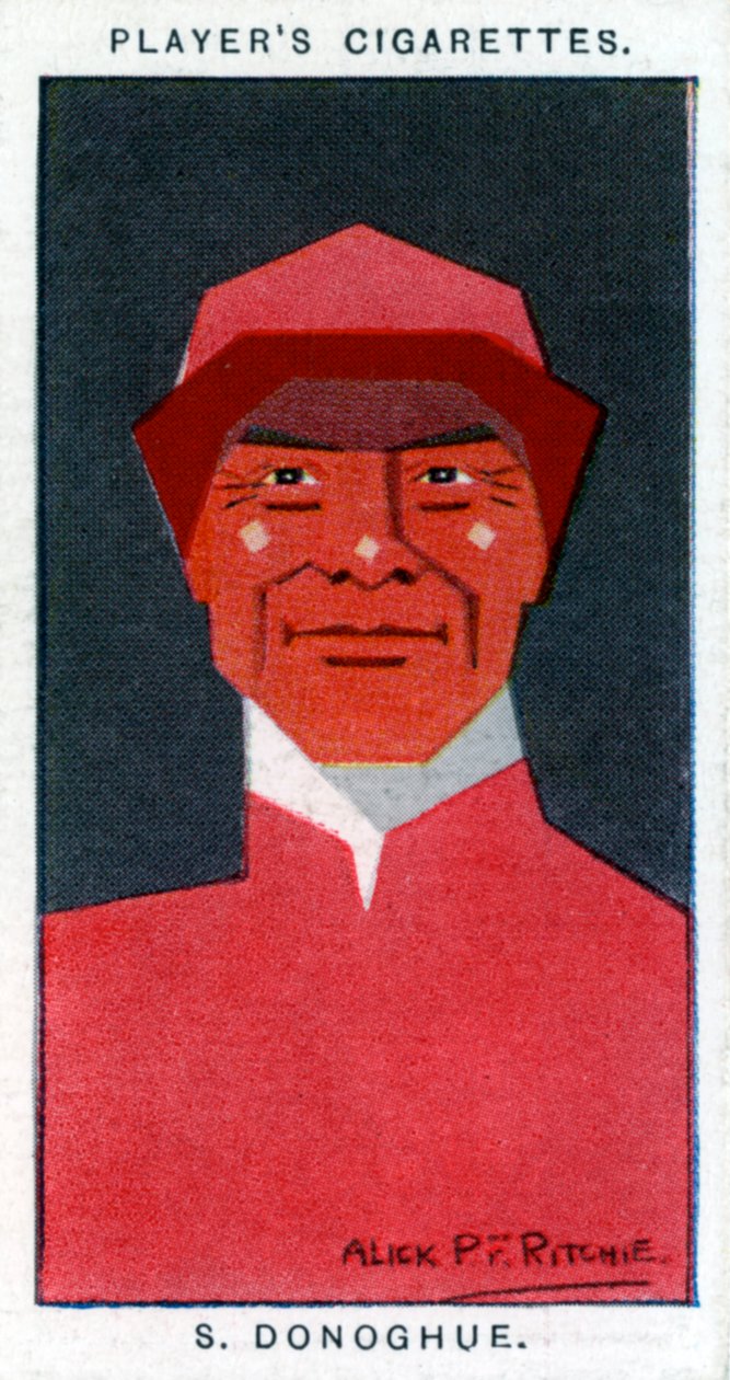 Stephen Donoghue, dżokej i trener, 1926. autorstwa Alick P. F. Ritchie