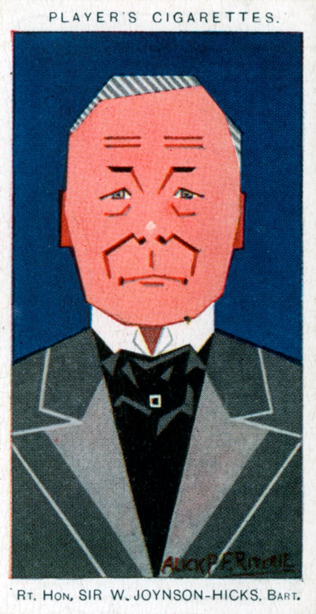 William Joynson-Hicks, 1. wicehrabia Brentford, brytyjski mąż stanu, 1926 autorstwa Alick P. F. Ritchie