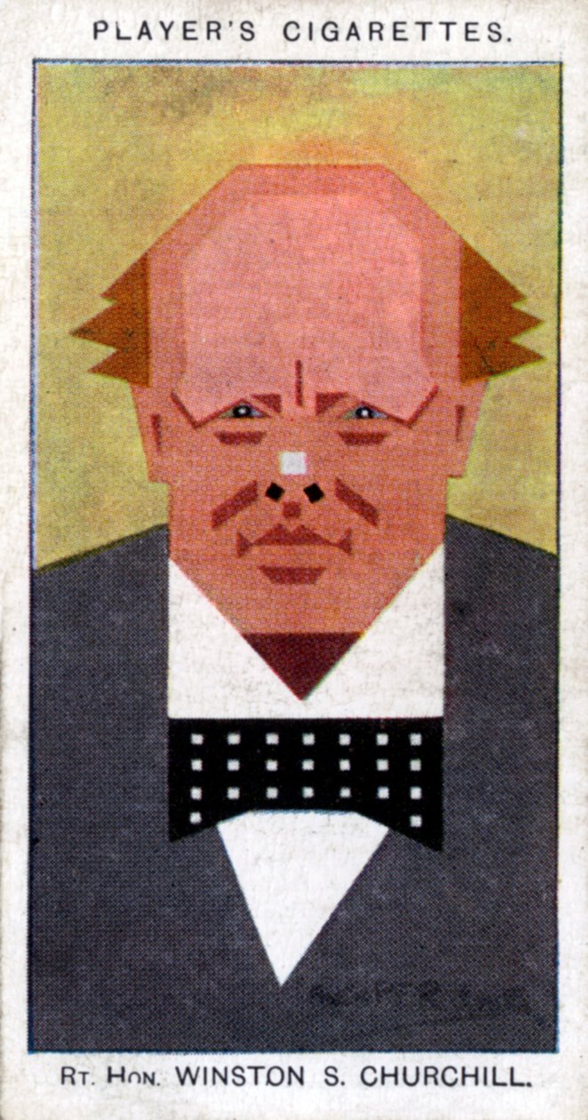 Winston Churchill, premier Wielkiej Brytanii, 1926 autorstwa Alick P. F. Ritchie