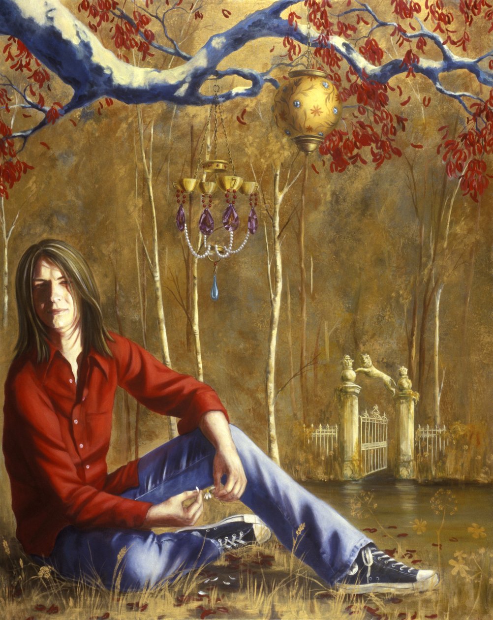 Calvin (akryl i olej na płótnie) autorstwa Alix Contemporary Artist Soubiran Hall