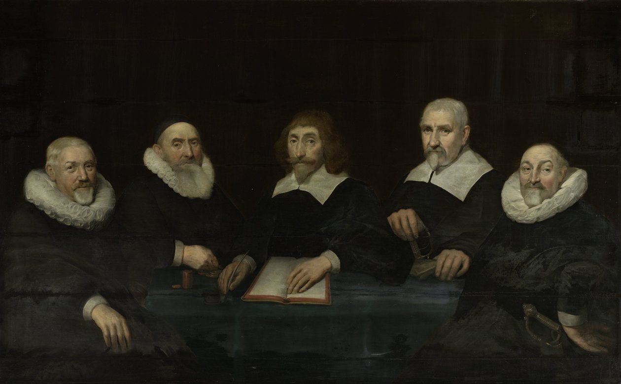 Regenci domu poprawczego w Middelburgu, 1643 autorstwa Allaert van Loeninga
