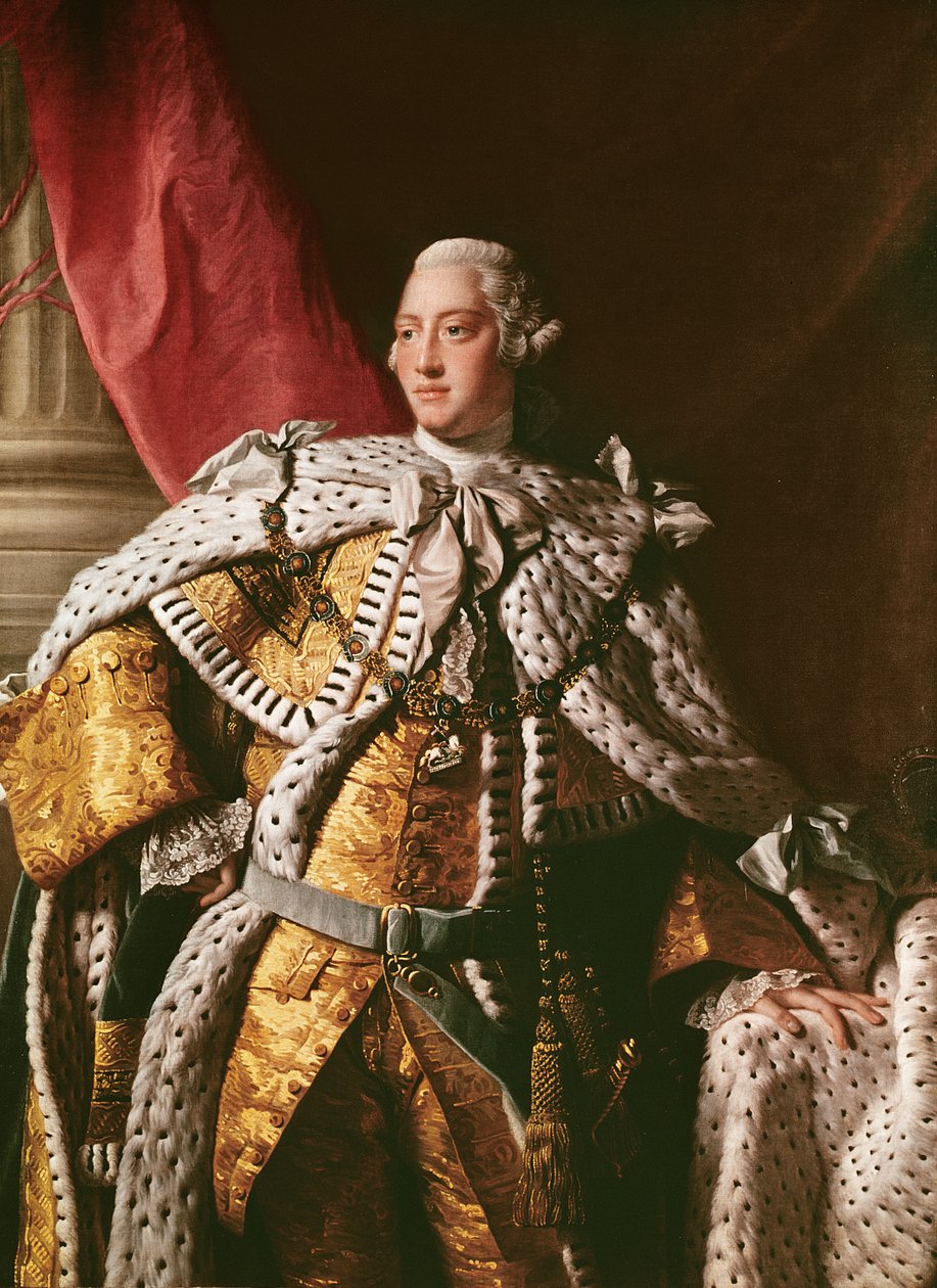 Król Jerzy III, c.1762-64 autorstwa Allan Ramsay