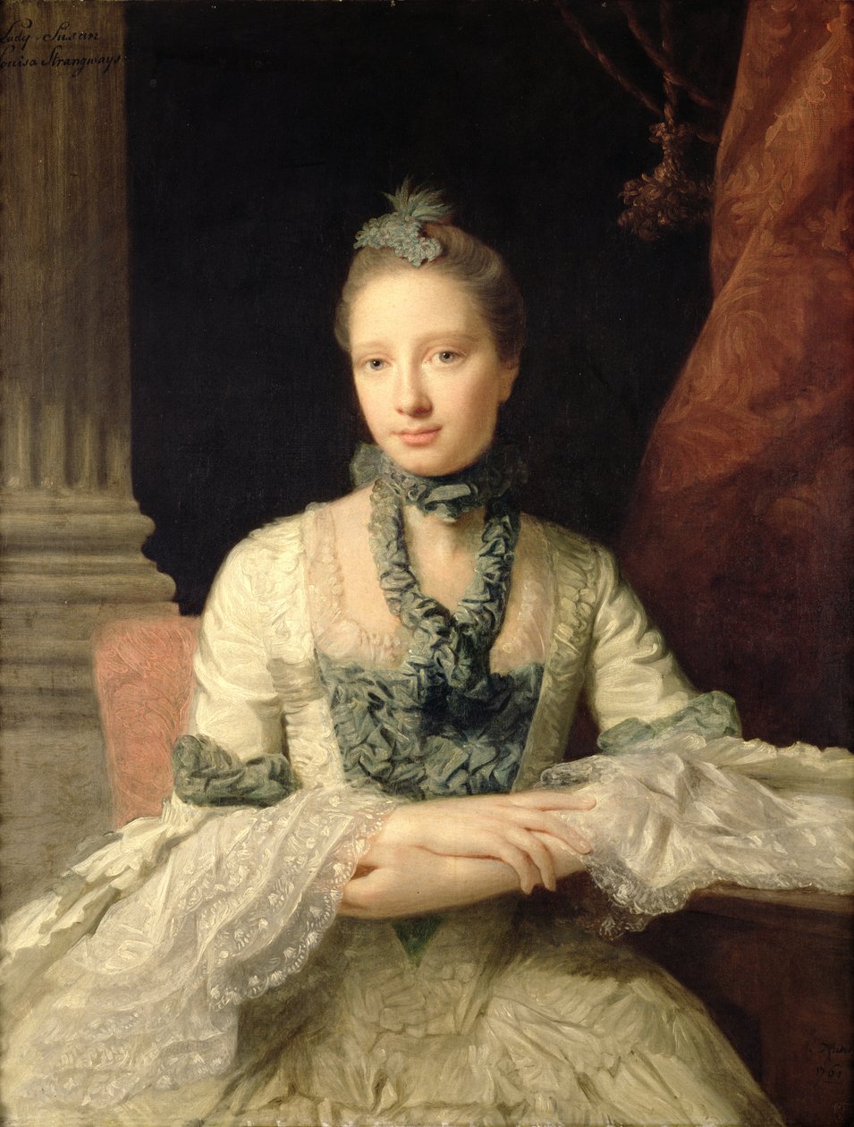 Lady Susan Fox-Strangways, 1761 autorstwa Allan Ramsay