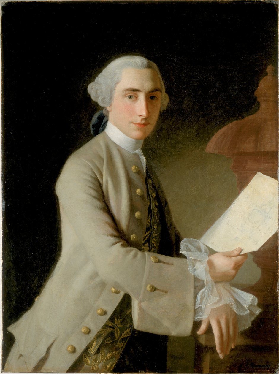 Portret Jakuba Adama, 1754 autorstwa Allan Ramsay
