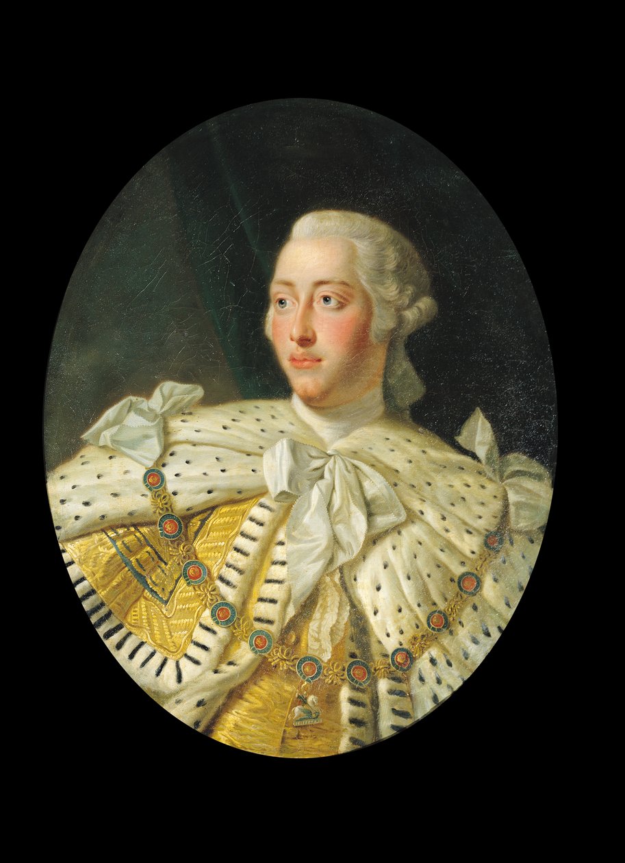 Portret króla Jerzego III, po 1760 r. autorstwa Allan Ramsay
