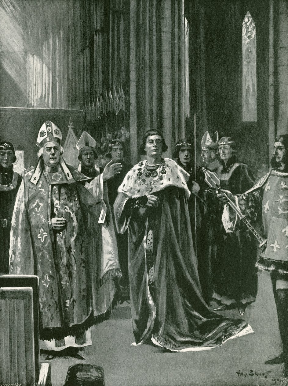 Uznanie podczas koronacji Henryka VII, niedziela, 30 października autorstwa Allan (after) Stewart