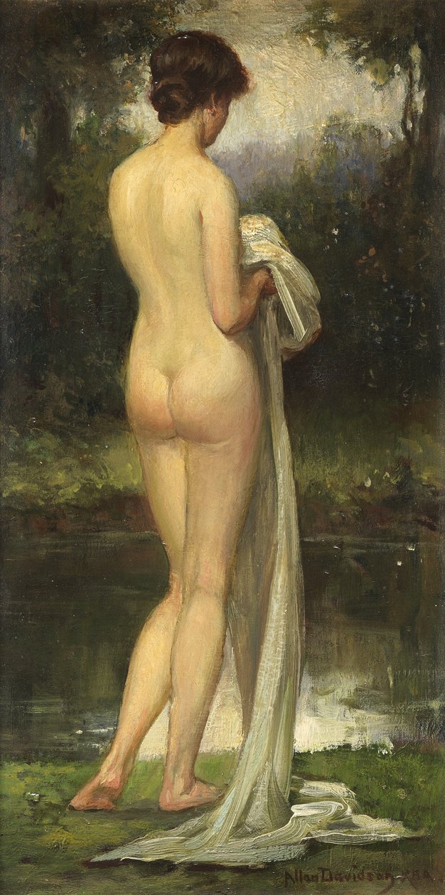 Kąpiący się autorstwa Allan Douglas Davidson