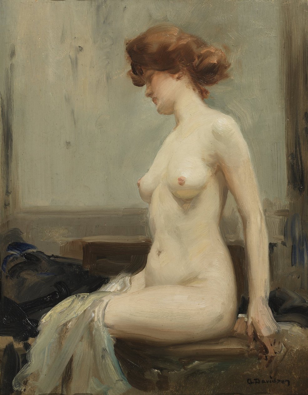 Modelka autorstwa Allan Douglas Davidson