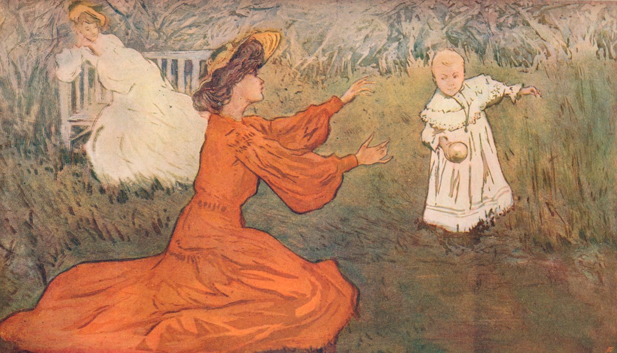 Pierwsze kroki, c1875-1906, 1906 autorstwa Allan Osterlind