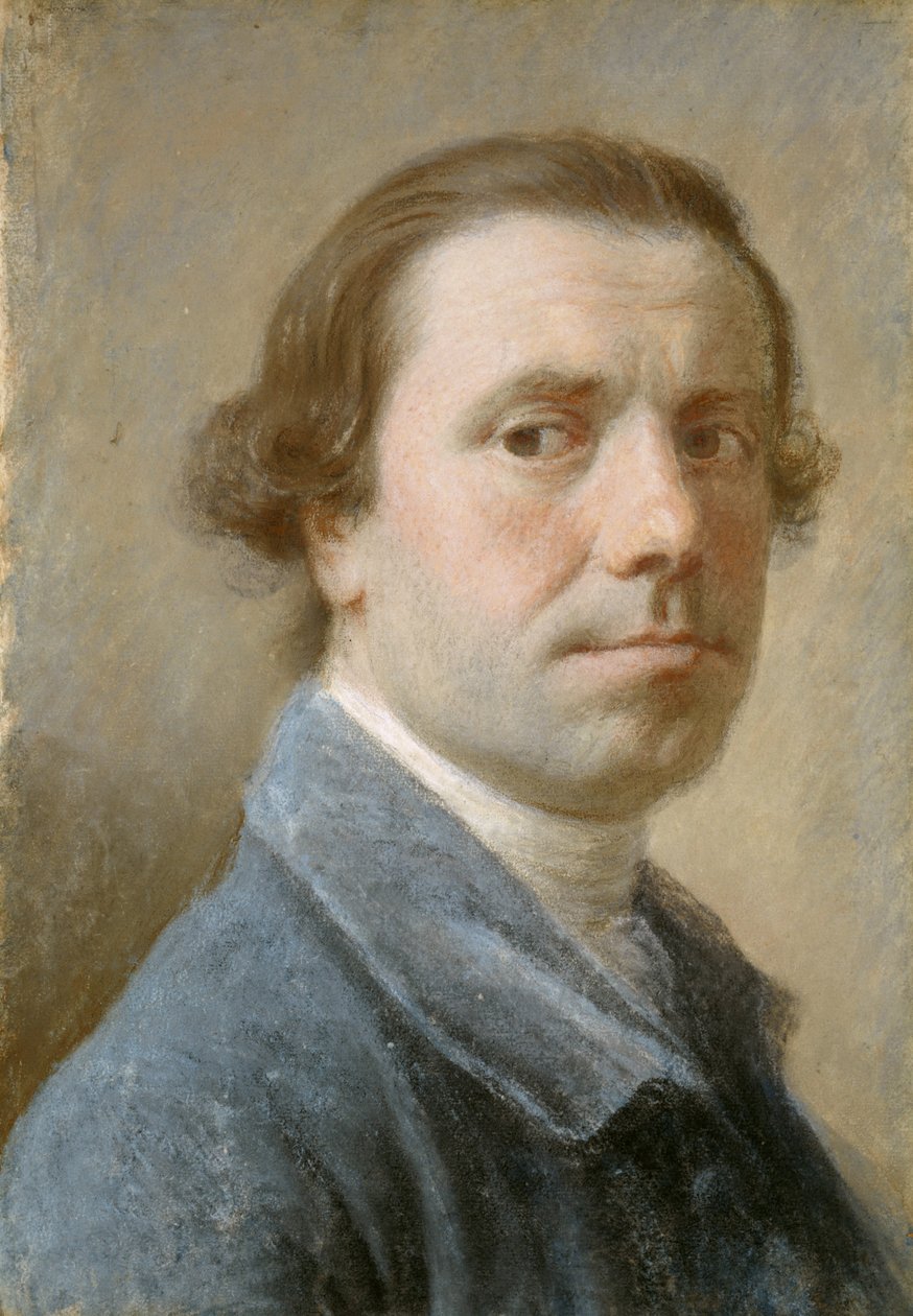 Allan Ramsay, 1713-1784. Artysta (autoportret) autorstwa Allan Ramsay
