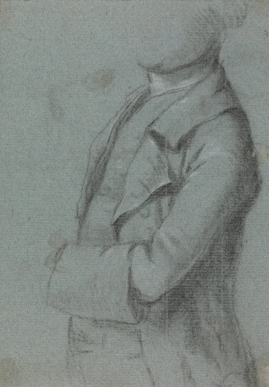 Studium kostiumów do portretu mężczyzny autorstwa Allan Ramsay