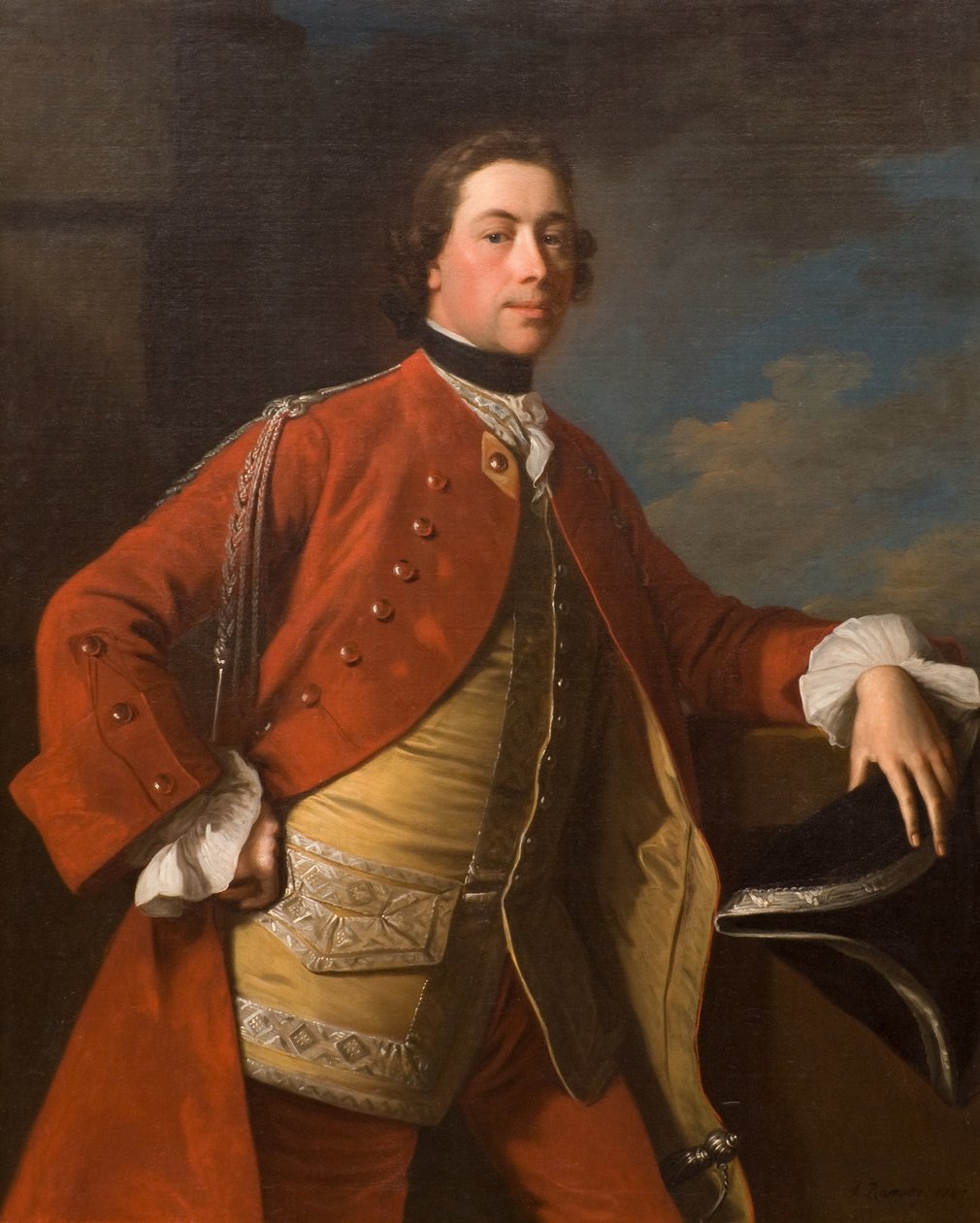 Edwarda Harveya autorstwa Allan Ramsay