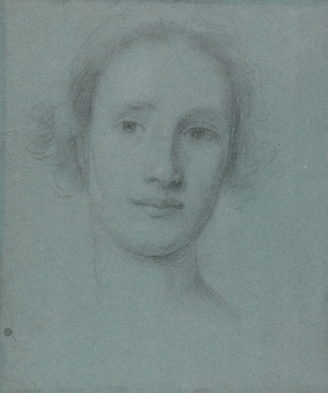 Głowa młodej kobiety autorstwa Allan Ramsay