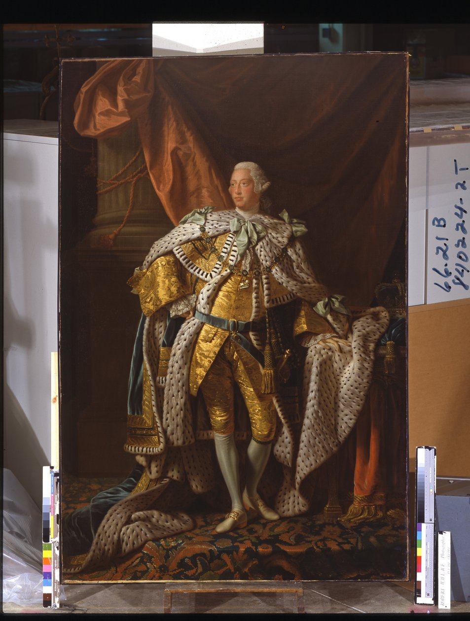 Król Jerzy III (olej na płótnie) autorstwa Allan Ramsay