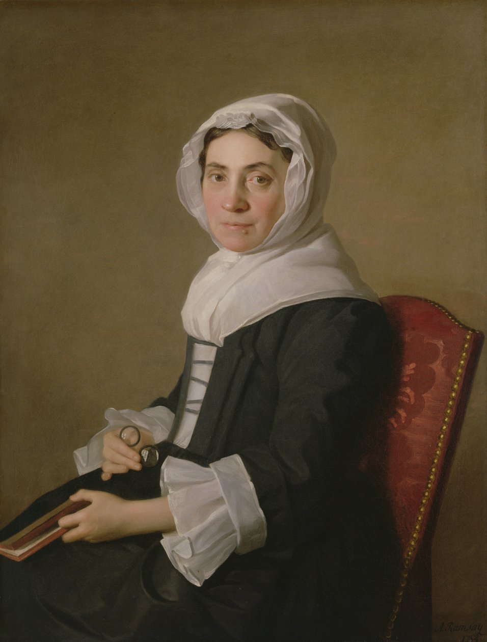 Maria Adam, 1754 autorstwa Allan Ramsay