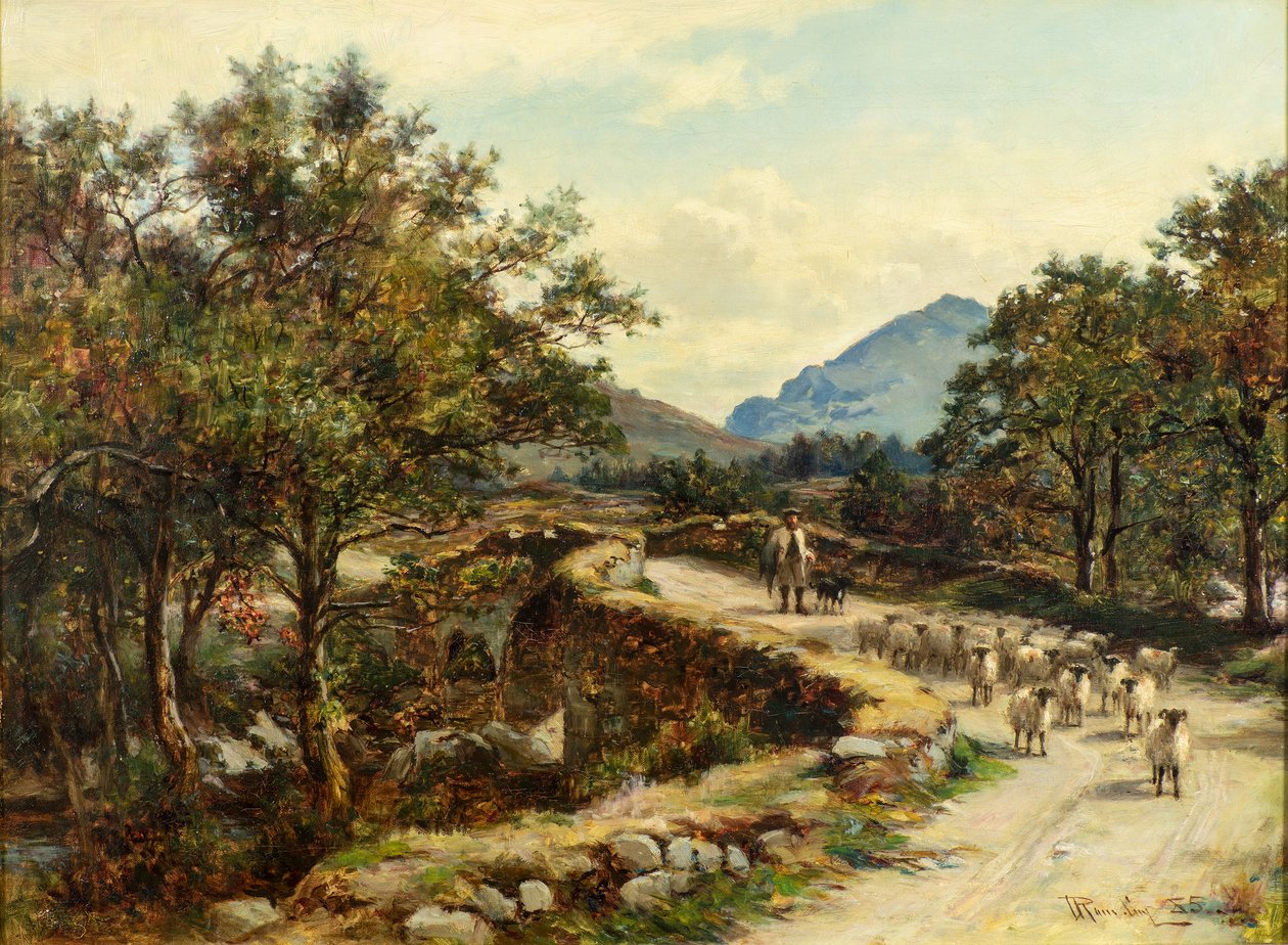Stary Most w Inverlochy, Glenorchy autorstwa Allan Ramsay