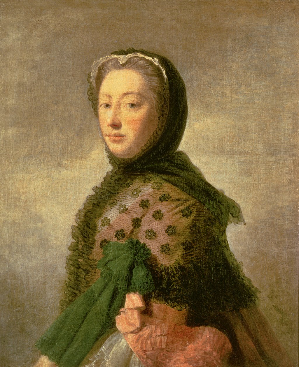 Portret Augusty Saxe-Gotha, księżnej Walii autorstwa Allan Ramsay