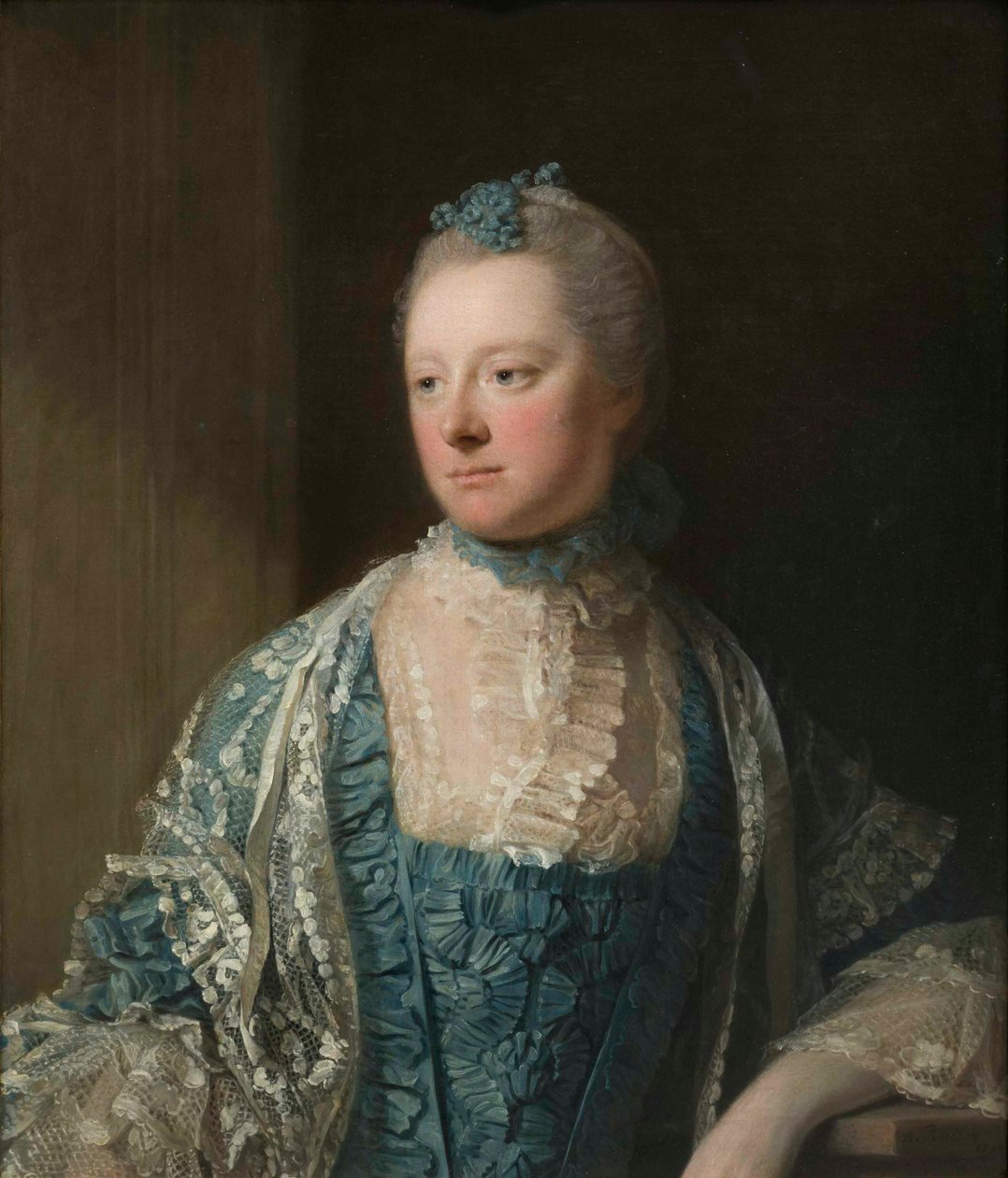 Portret Elżbiety, hrabiny Salisbury, z domu Keet 1721-1776, 1769. autorstwa Allan Ramsay
