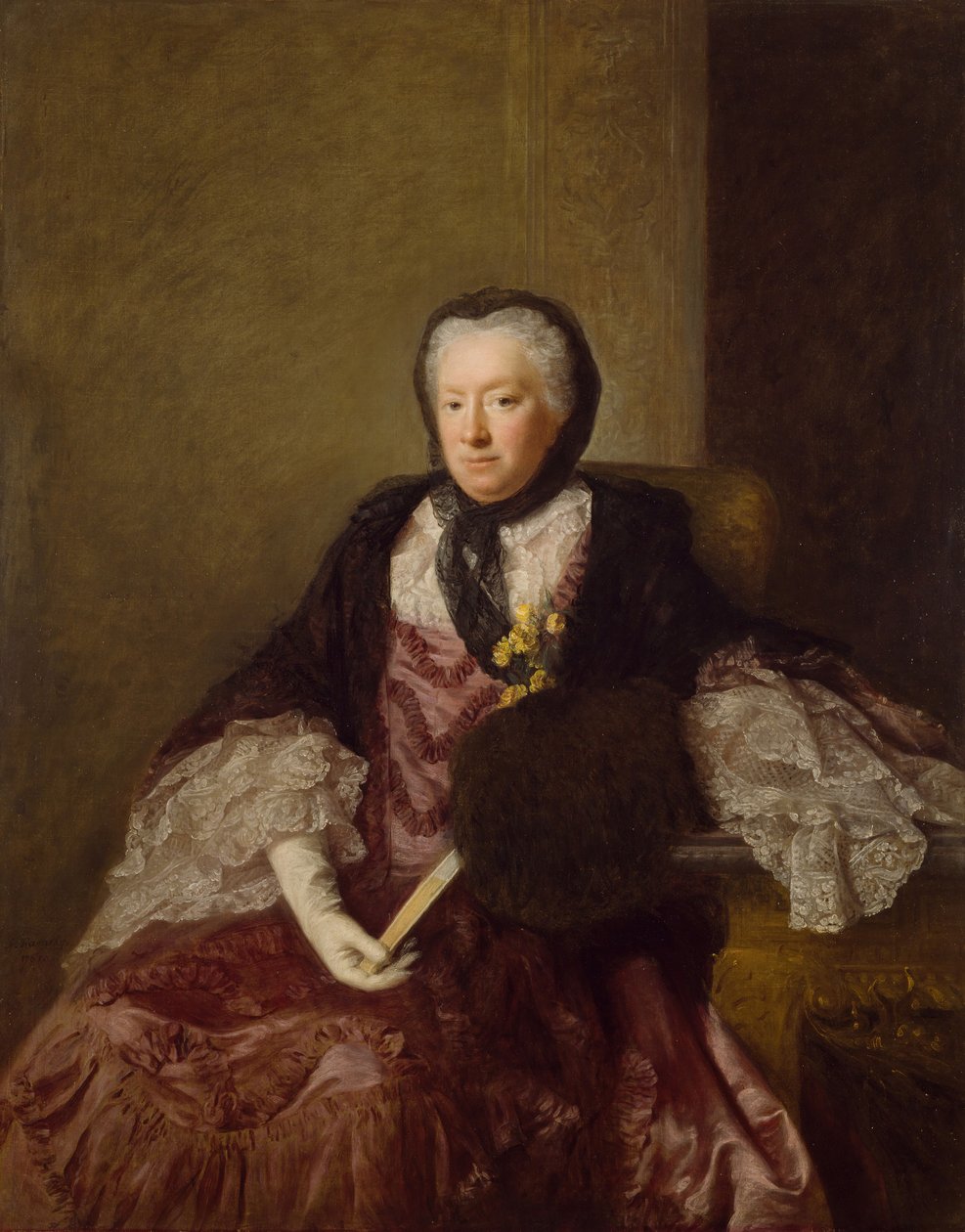 Portret pani Marii Martin, 1761. autorstwa Allan Ramsay