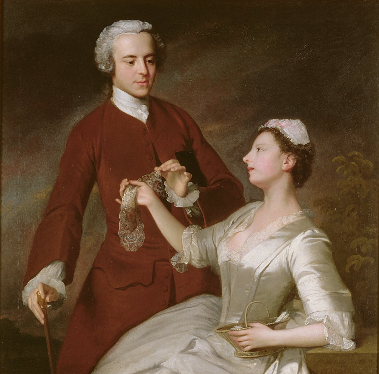 Portret Sir Edwarda i Lady Turner, 1740 autorstwa Allan Ramsay