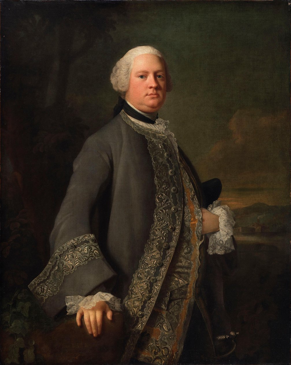 Portret Sir Johna Tyrella, Bt. autorstwa Allan Ramsay