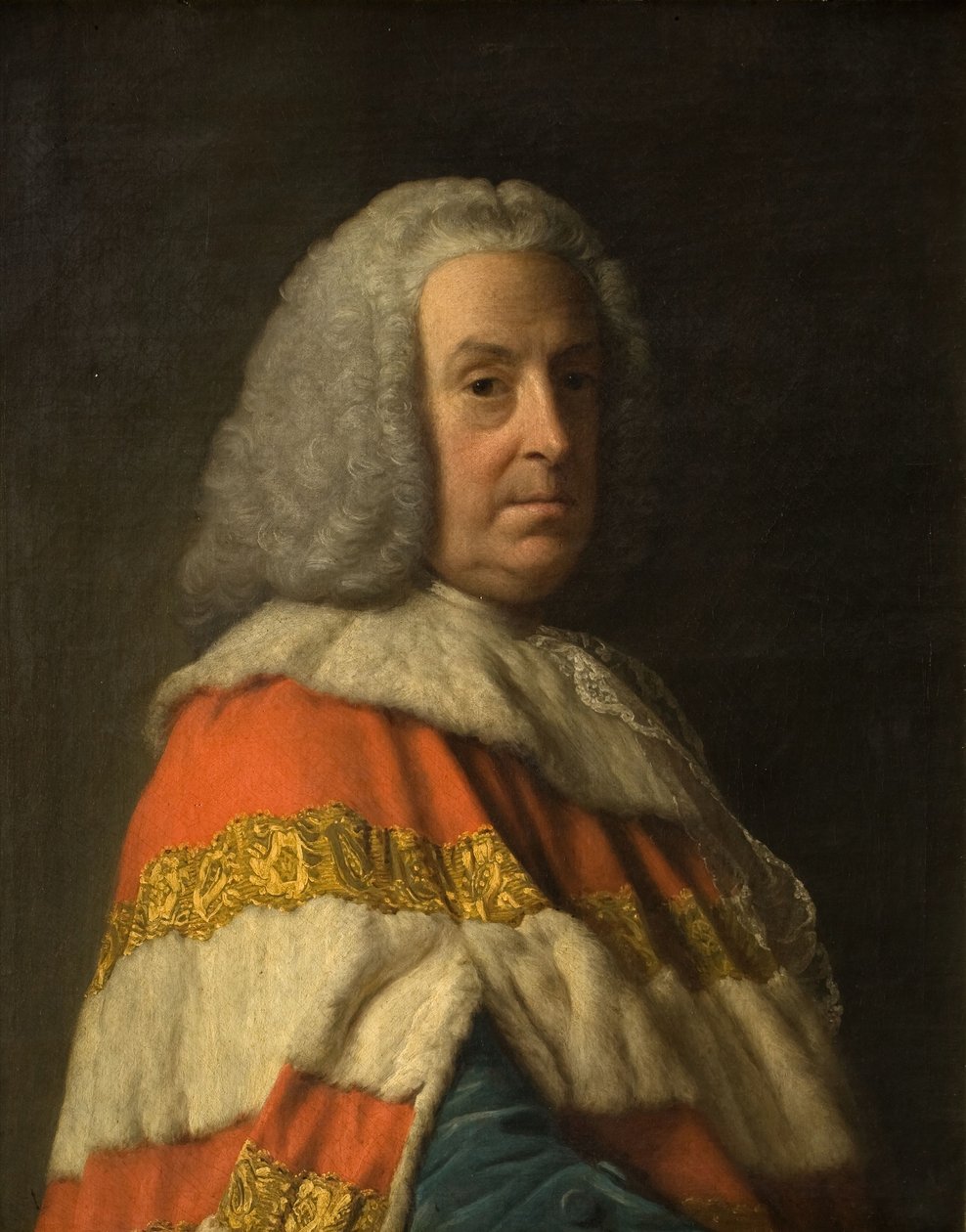 Portret Sir Williama Pulteneya, hrabiego Bath, 1750-64. autorstwa Allan Ramsay