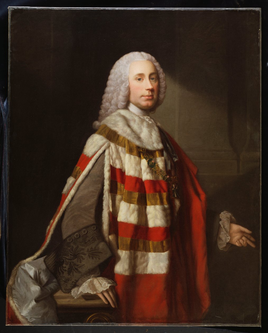 Portret szlachcica, uważany za Jamesa, 8. hrabia Moray autorstwa Allan Ramsay