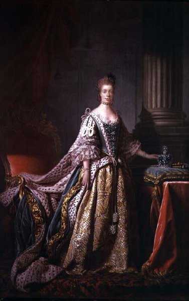 Królowa Charlotta autorstwa Allan Ramsay