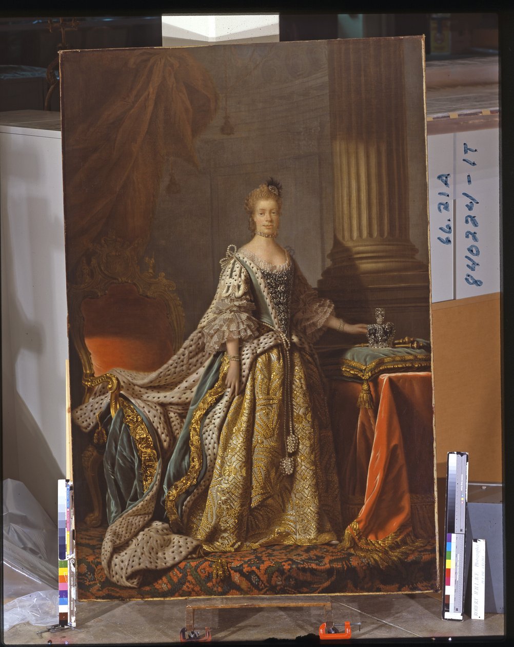 Rainha Carlota polonesa autorstwa Allan Ramsay