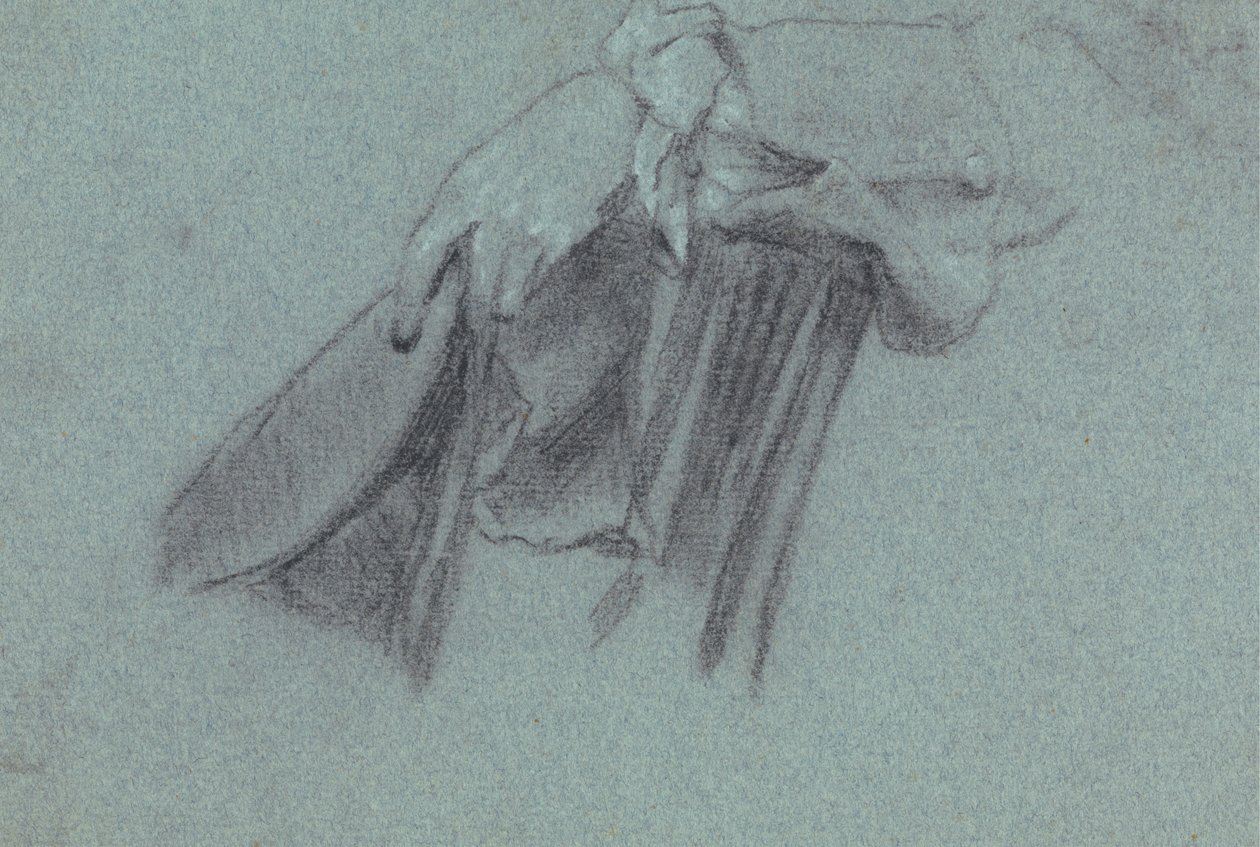 Studium dłoni trzymającej kapelusz autorstwa Allan Ramsay