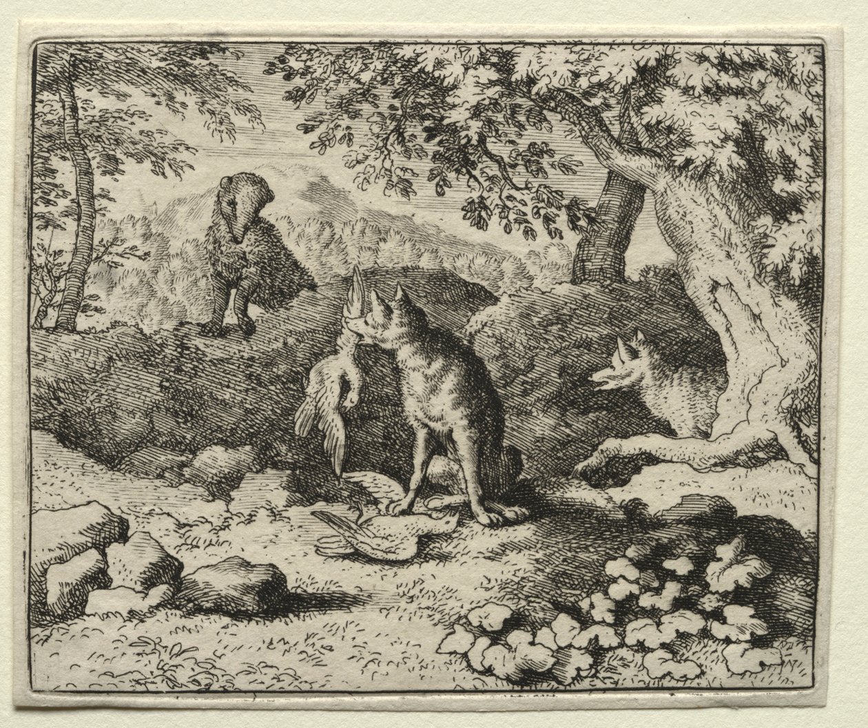 Reynard the Fox: Badger przychodzi ostrzec Reynarda. autorstwa Allart van Everdingen