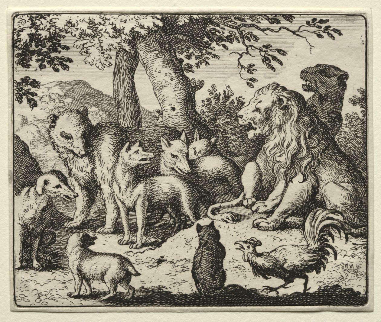 Reynard the Fox: Reynard uniewinnia się autorstwa Allart van Everdingen