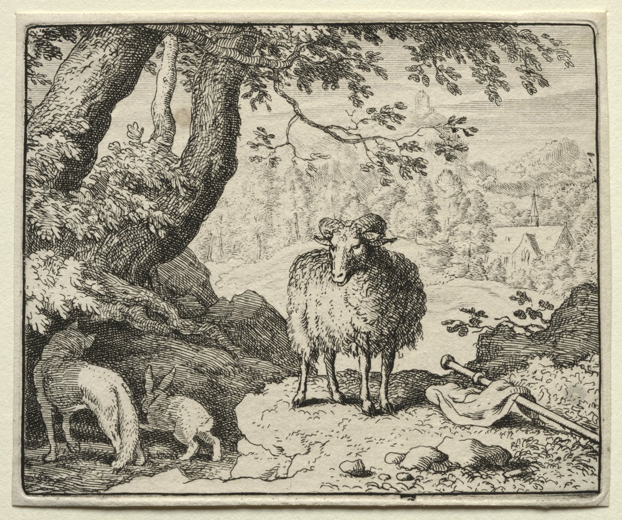 Reynard the Fox: Reynard wraca do domu autorstwa Allart van Everdingen