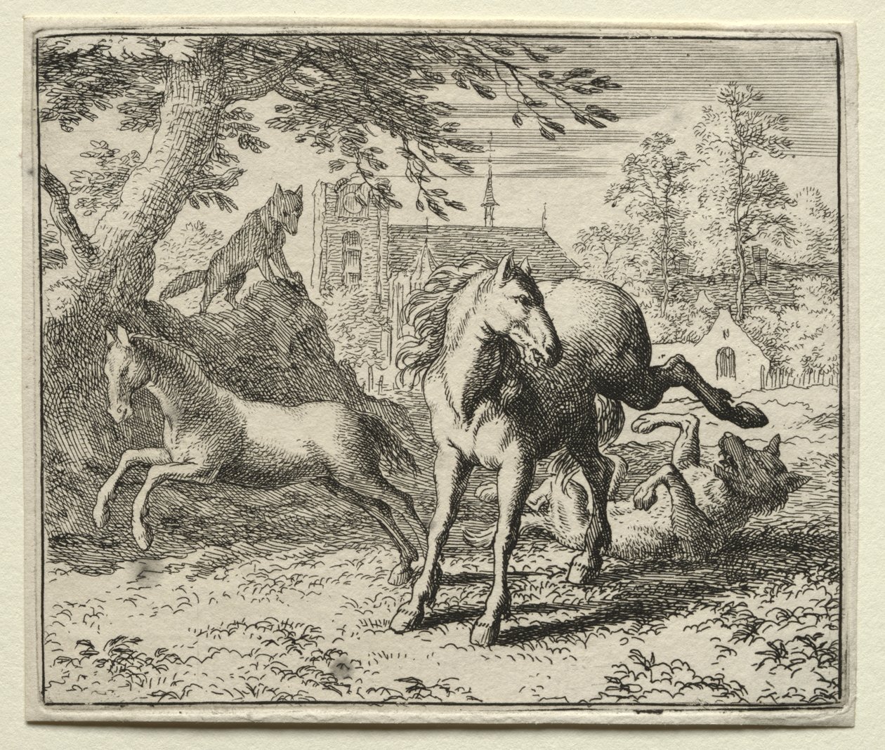 Reynard the Fox: Reynard oszukuje wilka autorstwa Allart van Everdingen
