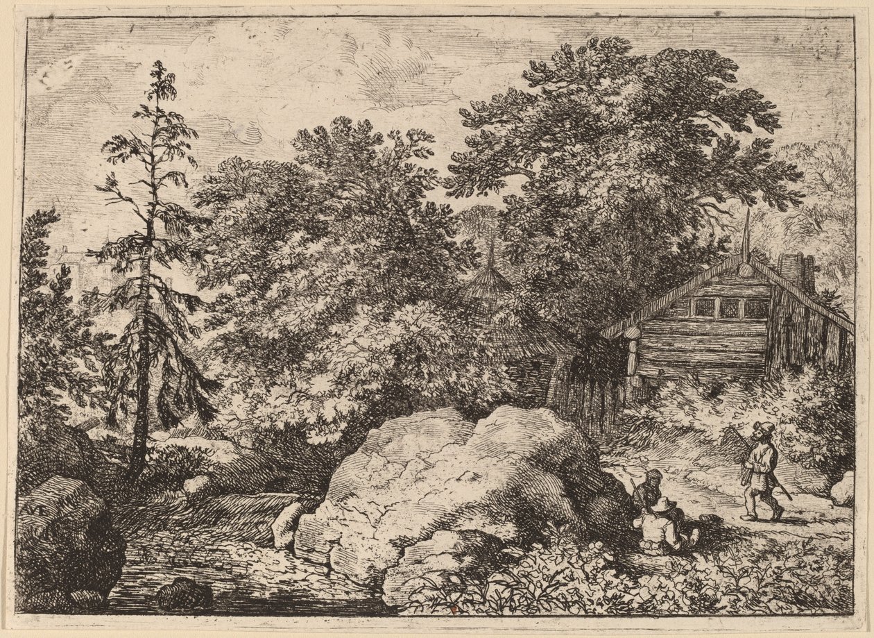 Pagórek, prawdopodobnie ok. 16451656. autorstwa Allart van Everdingen