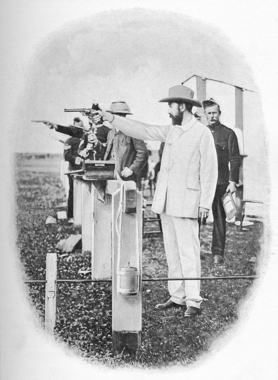 Pan Winans strzelający do Bisley, c1903, 1903 autorstwa Allen Hastings Fry