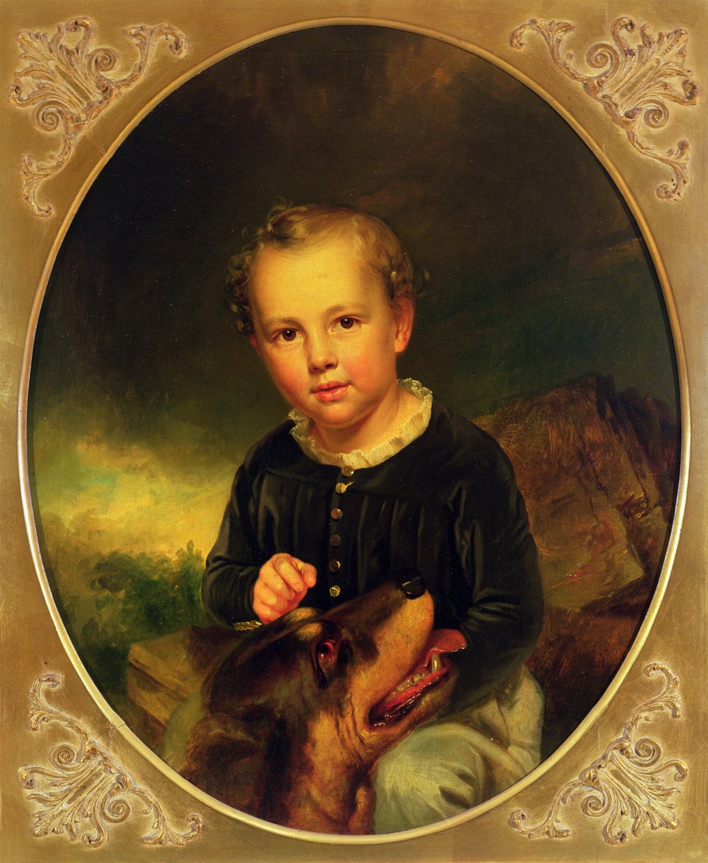 Frederick Kinsman Jr (olej na płótnie) autorstwa Allen Smith