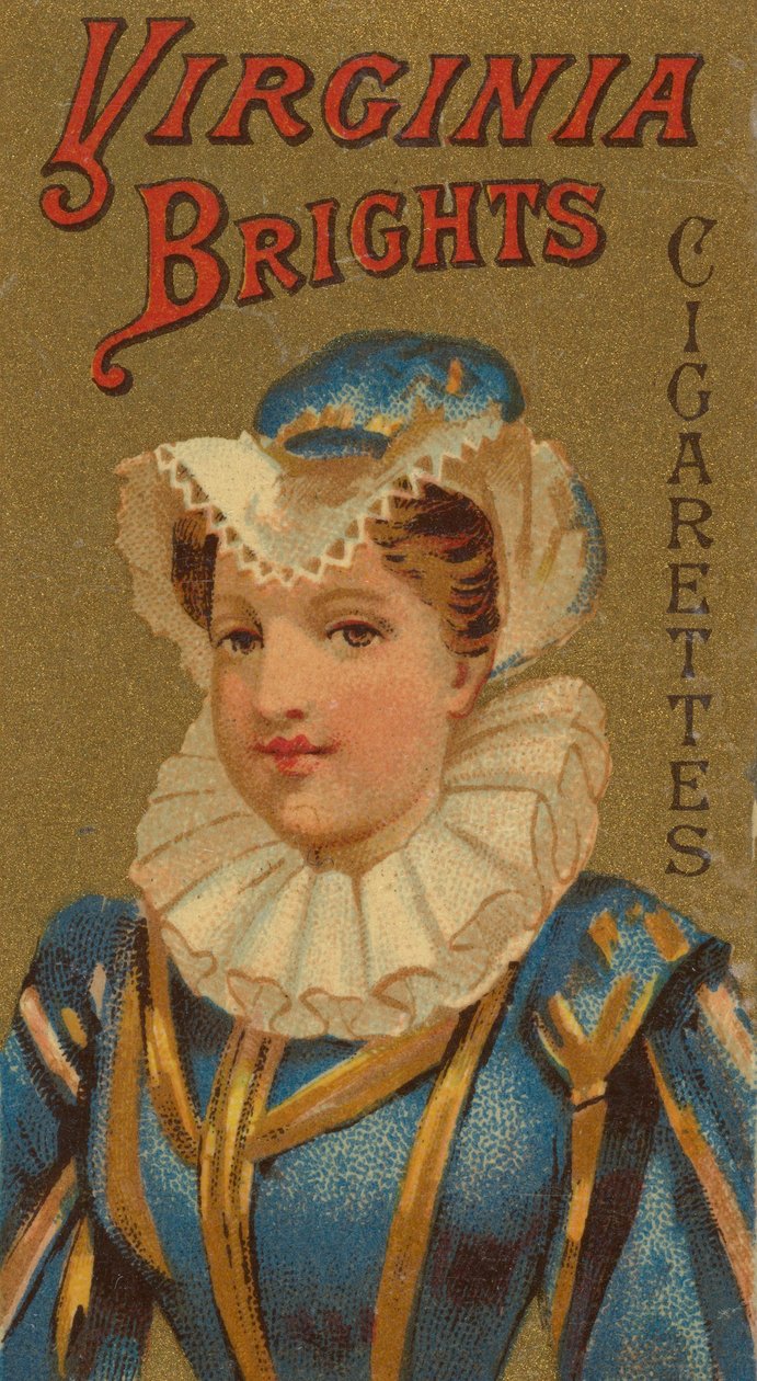Z serii Girls and Children N64 promującej papierosy Virginia Brights dla Allen &..., 1886. autorstwa Allen and Ginter