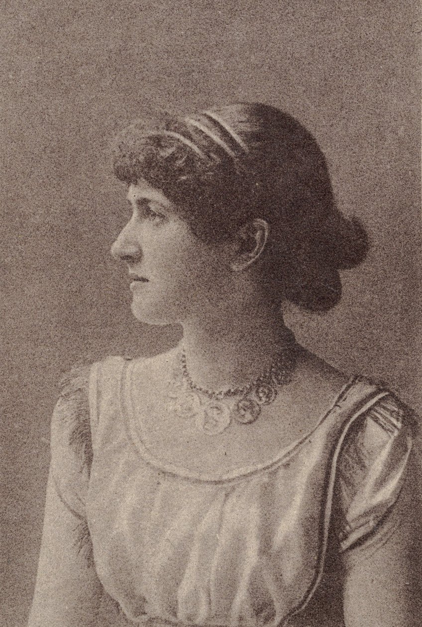 Kitty Welch, z serii Aktorki N67 promującej papierosy Virginia Brights za..., ca. 1888. autorstwa Allen and Ginter