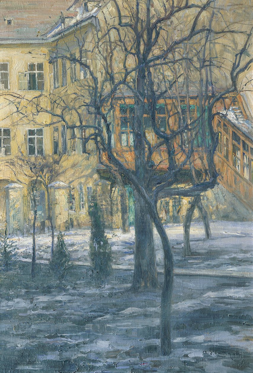 ostatni śnieg autorstwa Alois Hänisch