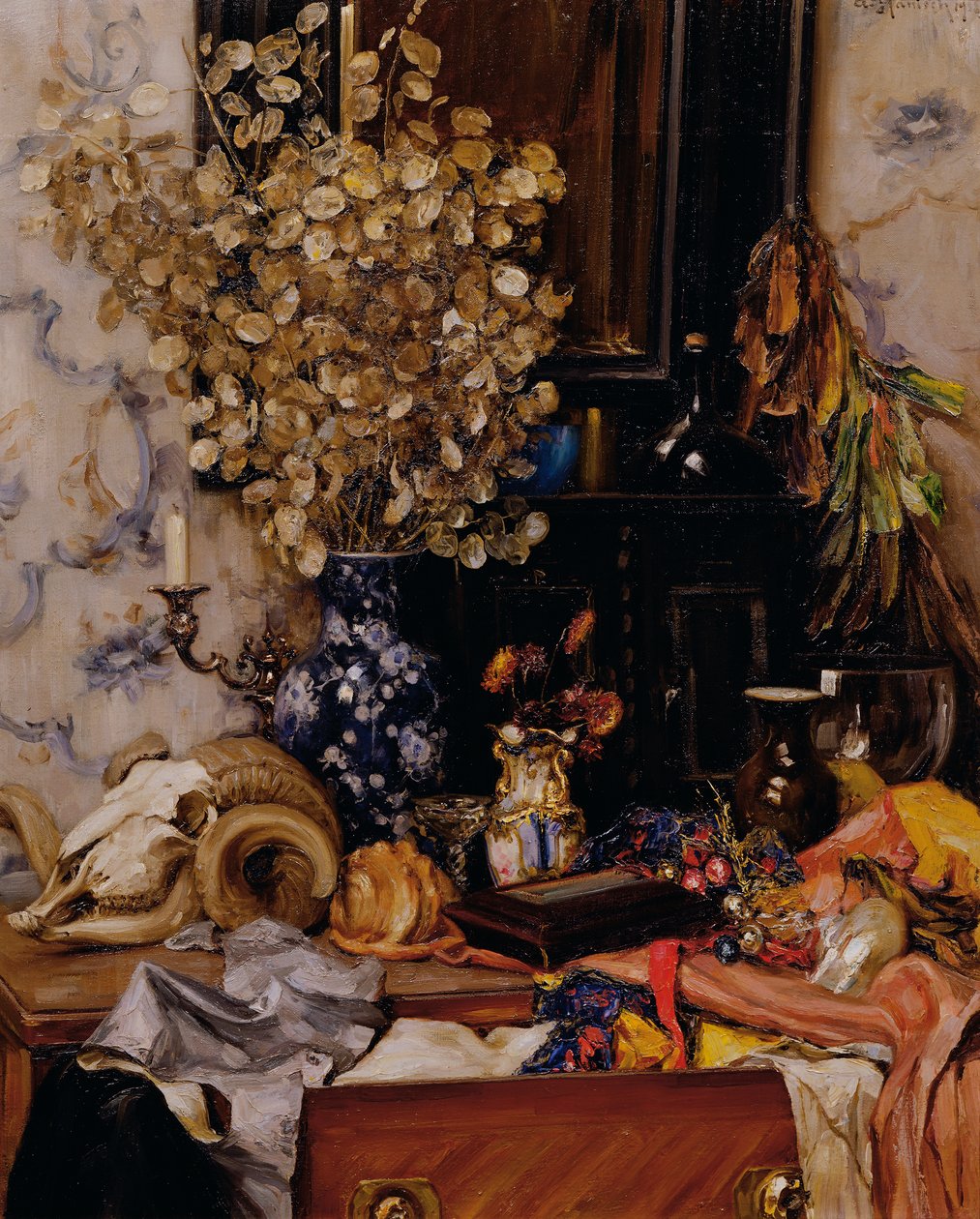martwa natura autorstwa Alois Hänisch