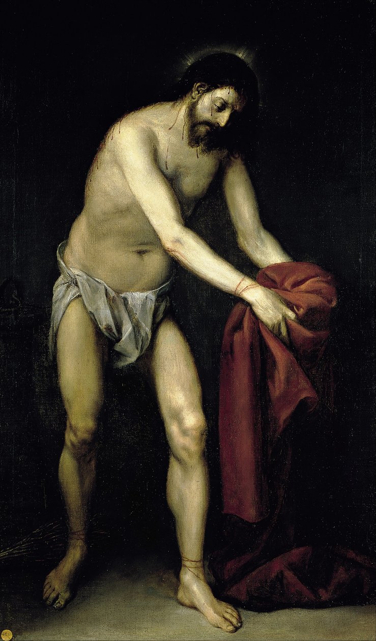 Chrystus zbiera szaty autorstwa Alonso Cano