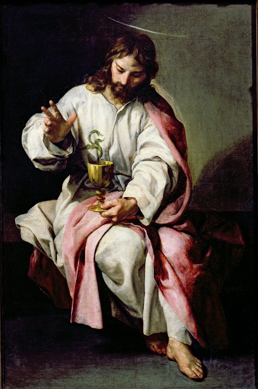 Św. Jan Ewangelista i zatruty kielich, 1636-38 autorstwa Alonso Cano